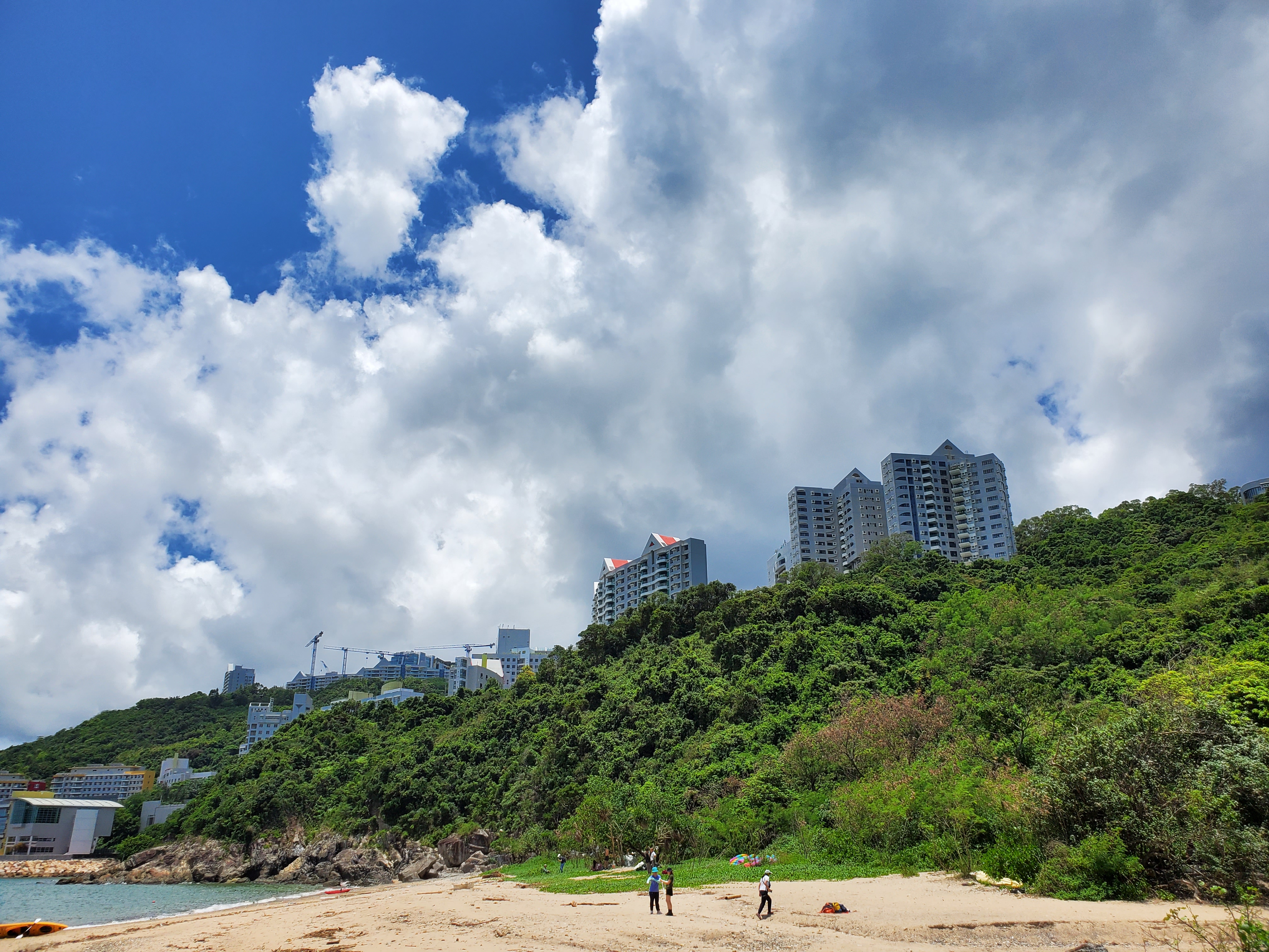 View of HKUST from the beach